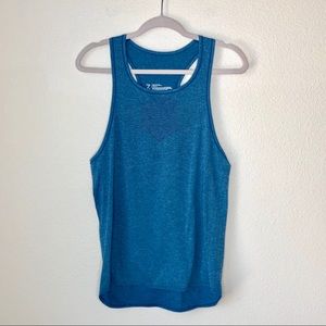Zella. Blue work out tank. Size M
